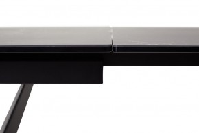 Стол RIETI 200 NERO KL-116 Черный мрамор матовый, итальянская керамика/ черный каркас, ®DISAUR в Озёрске - ozyorsk.mebel-74.com | фото