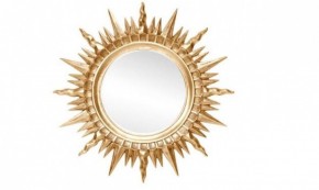 Зеркало круглое золото (1810(1) в Озёрске - ozyorsk.mebel-74.com | фото