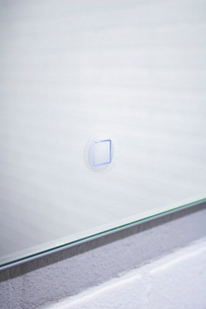 Зеркало Quadro 100 alum (линза) с подсветкой Sansa (SQL1030Z) в Озёрске - ozyorsk.mebel-74.com | фото